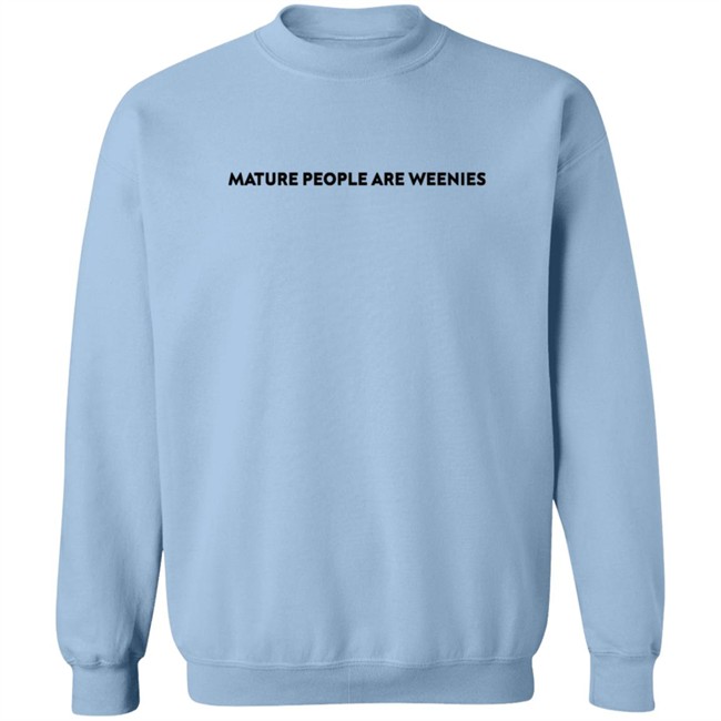 Baylen Levine Merch Mature People Are Weenies Tee Baylen Levine Merch Mature People Are Weenies Tee