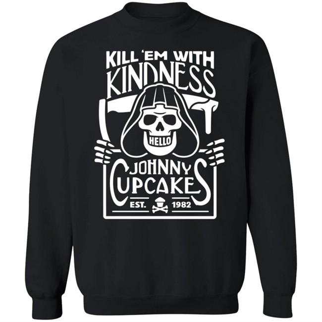 Shop Johnny Cupcakes Merchandise Store Kill 'Em With Kindness Shirt Shop Johnny Cupcakes Merchandise Store Kill 'Em With Kindness Shirt