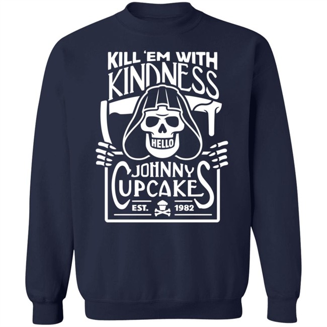 Shop Johnny Cupcakes Merchandise Store Kill 'Em With Kindness Shirt Shop Johnny Cupcakes Merchandise Store Kill 'Em With Kindness Shirt
