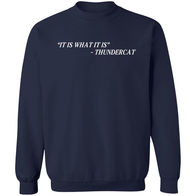 Thundercat Merch It Is What It Is Shirt Thundercat Merch It Is What It Is Shirt