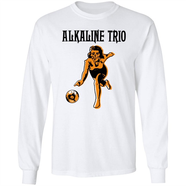 Alkaline Trio Merch Bowling Tee Shirt Alkaline Trio Merch Bowling Tee Shirt
