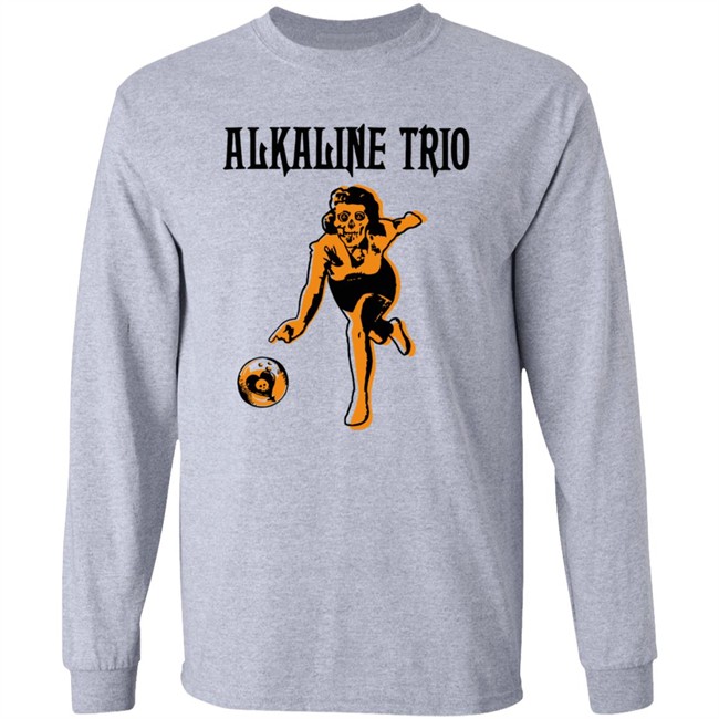Alkaline Trio Merch Bowling Tee Shirt Alkaline Trio Merch Bowling Tee Shirt