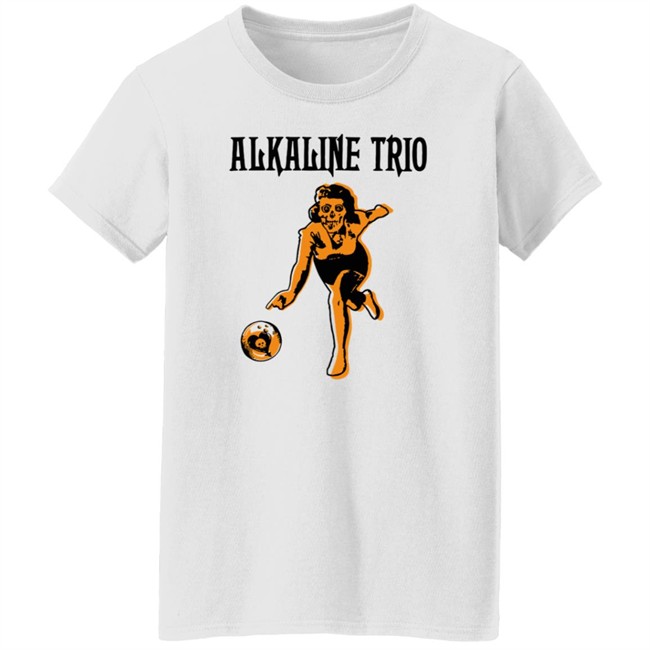 Alkaline Trio Merch Bowling Tee Shirt Alkaline Trio Merch Bowling Tee Shirt
