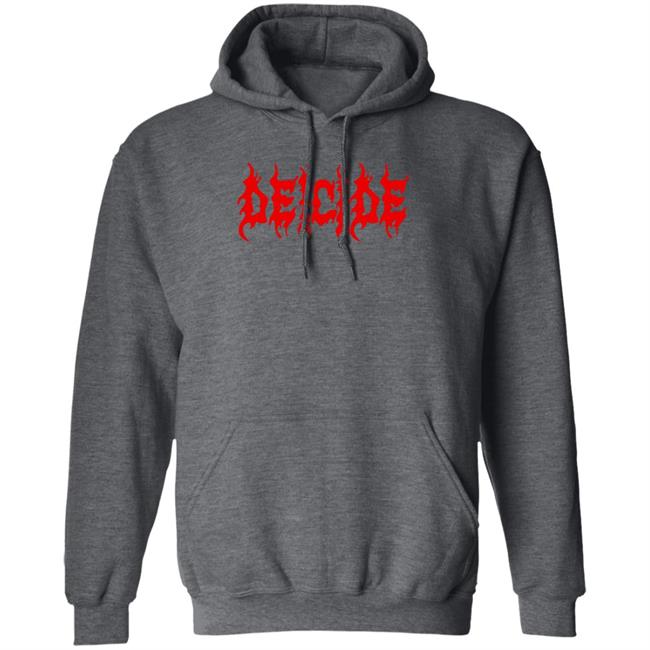 Opeth Merch Deicide Logo Hoodie Opeth Merch Deicide Logo Hoodie
