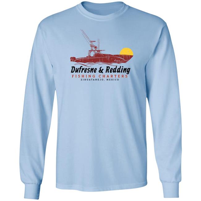 Super 70S Sports Store Merch Dufresne & Redding Fishing Charters Tee Shirt Zihuatanejo Mexico Super 70S Sports Store Merch Dufresne & Redding Fishing Charters Tee Shirt Zihuatanejo Mexico