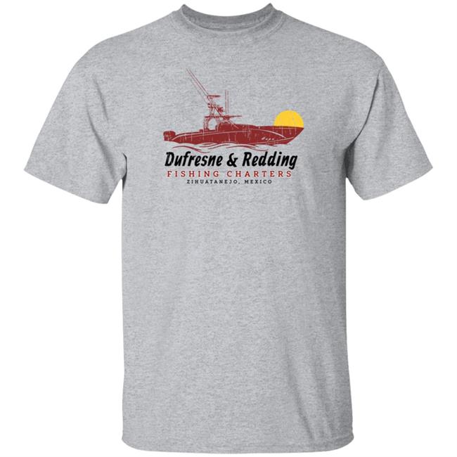 Super 70S Sports Store Merch Dufresne & Redding Fishing Charters Tee Shirt Zihuatanejo Mexico Super 70S Sports Store Merch Dufresne & Redding Fishing Charters Tee Shirt Zihuatanejo Mexico