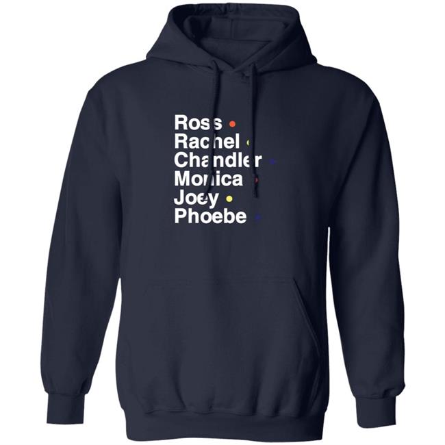 Br Football Ross Rachel Chandler Monica Joey Phoebe Shirt Br Football Ross Rachel Chandler Monica Joey Phoebe Shirt