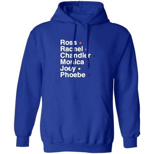Br Football Ross Rachel Chandler Monica Joey Phoebe Shirt Br Football Ross Rachel Chandler Monica Joey Phoebe Shirt