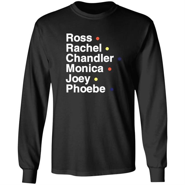 Br Football Ross Rachel Chandler Monica Joey Phoebe Shirt Br Football Ross Rachel Chandler Monica Joey Phoebe Shirt