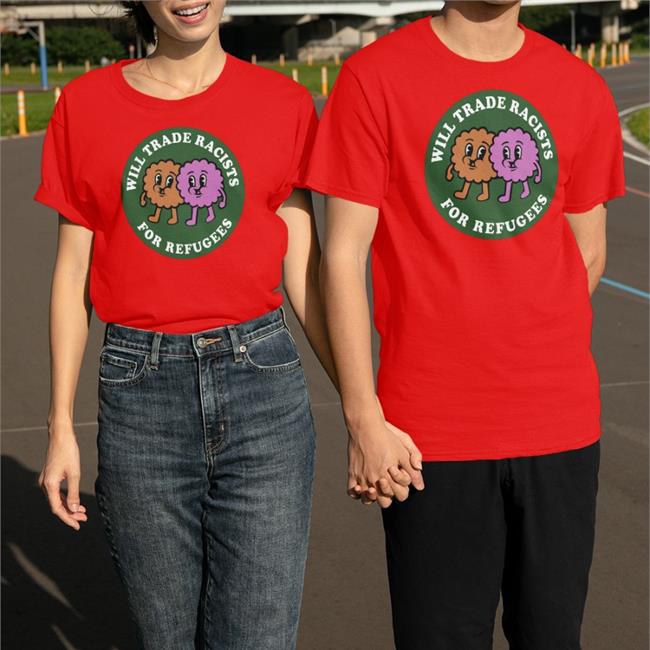Nordacious Merch Will Trade Racists For Refugees Long Sleeve Tee