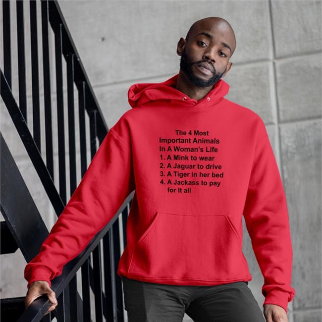 The 4 Most Important Animals In A Woman's Life Tee Boomer Core Boomer Core The 4 Most Important Animals In A Woman's Life Shirt
