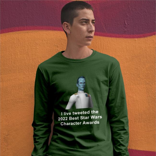 Thrawn I Live Tweeted The 2022 Best Star Wars Character Awards Shirt Satin