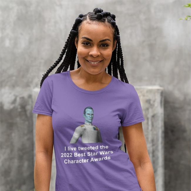 Thrawn I Live Tweeted The 2022 Best Star Wars Character Awards Hoodie Satin I Live Tweeted The 2022 Best Star Wars Character Awards Hooded Sweatshirt