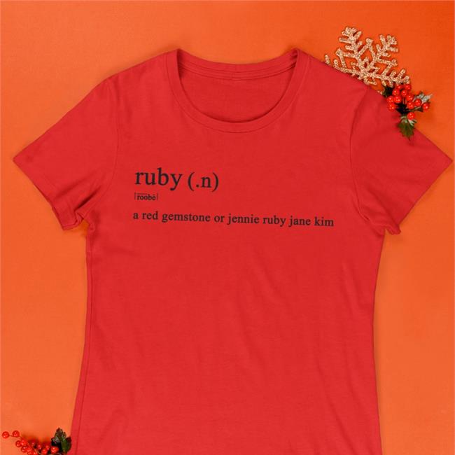 Ruby Roobe A Red Gemstone Or Jennie Ruby Jane Kim Long Sleeve Blinkyy11 Lovesick Girl