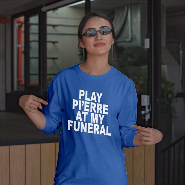 04Syruptalk Play Yo Pi'erre At My Funeral T Shirt Black
