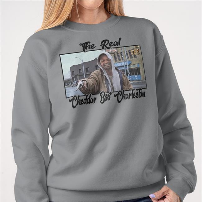 The Real Cheddar Bob Charleston Tee Shirt The Real Charleston White Merch Charleston White