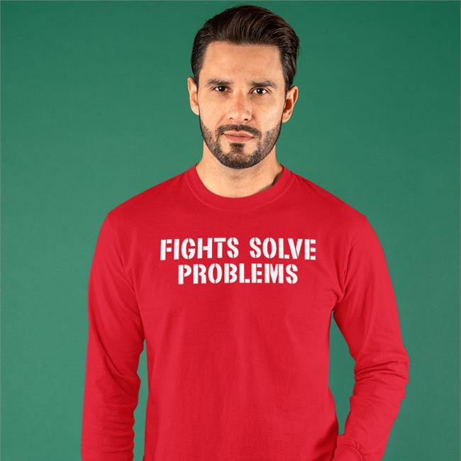 Mariolopezviva Mario Lopez Fights Solve Problems Shirt