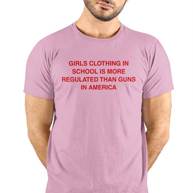 Cosmique Studio Merch Girls Clothing In School Is More Regulated Than Guns In America Shirt Witches Vs Patriarchy