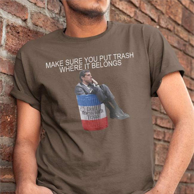 Make Sure You Put Trash Where It Belongs Hooded Sweatshirt