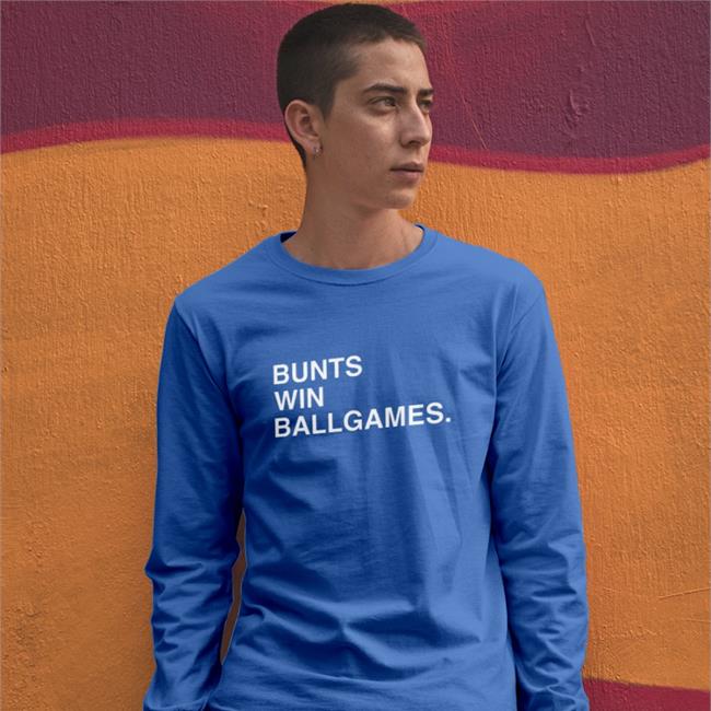 Obvious Shirts Bunts Win Ballgames Hooded Sweatshirt