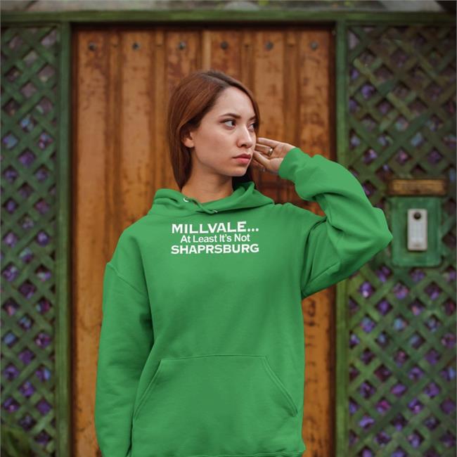 Millvale At Least It’S Not Shaprsburg Hoodie Colin Dunlap Millvale At Least It’S Not Shaprsburg Hat Colin Dunlap