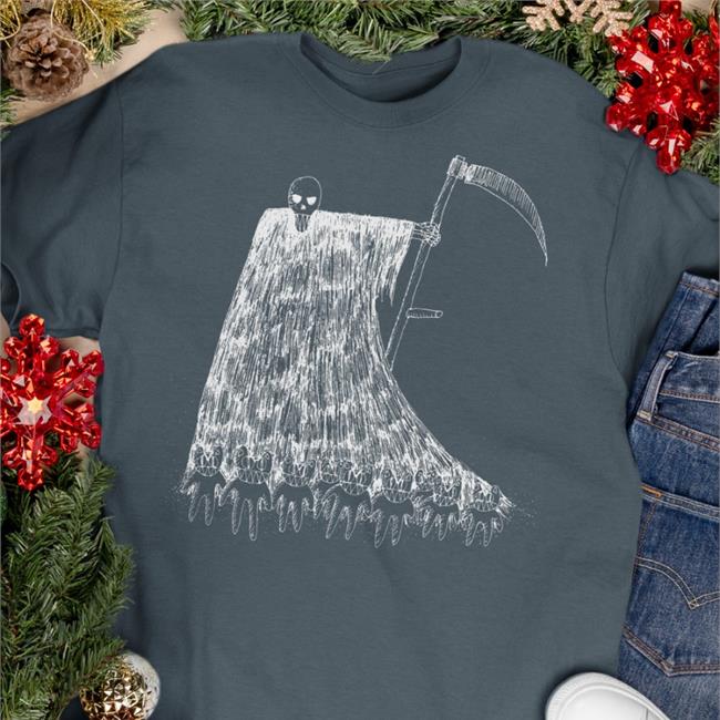 Stanley Donwood Grim Reaper Shirt Grim Reaper Tee Shirt