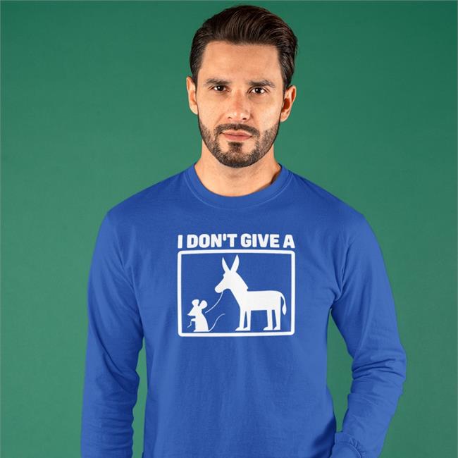 I Don't Give A Rats Donkey Sweatshirt Ladyvhs