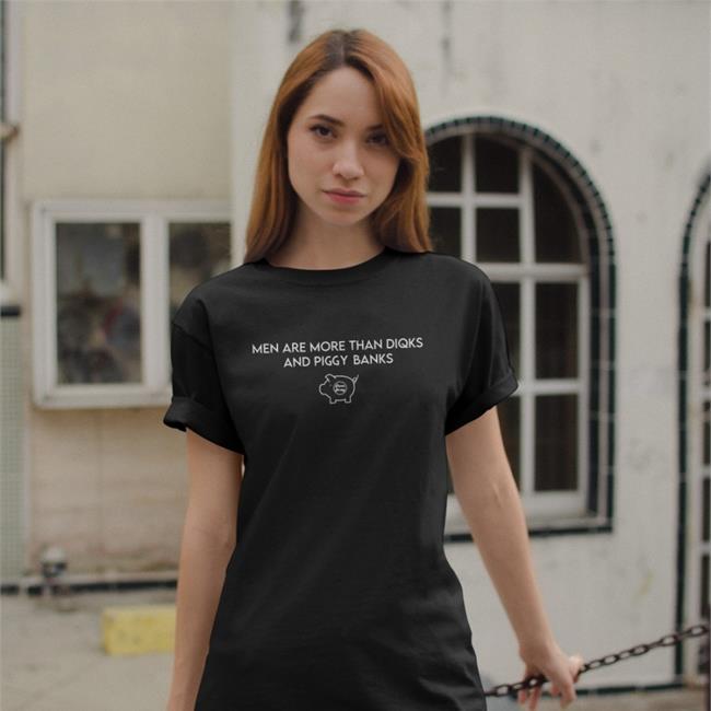 Roma Army Merch Black Men Are More Than Diqks And Piggy Banks T Shirt