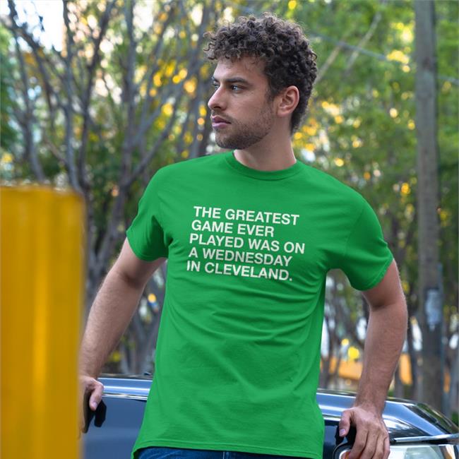 Obvious Shirts Shop The Greatest Game Ever Played Was On A Wednesday In Cleveland Shirt 2022 South Bend Cubs
