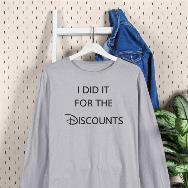 I Did It For The Discounts Zip Up Hooded Joey Jones