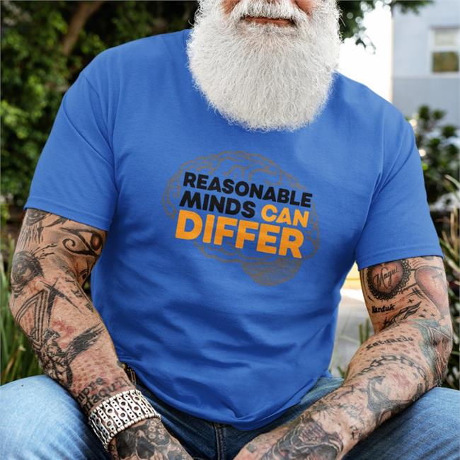 Hoeg Law Store Merch Hoeglaw Mrshoeglaw Brain Reasonable Minds Can Differ Shirt By Ains