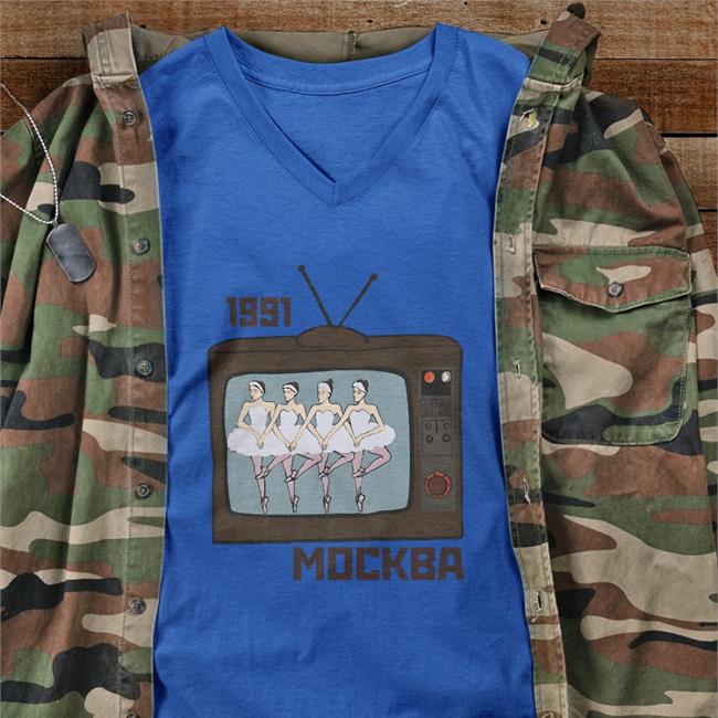 Official 1991 Mockba Moscow'91 Shirt By Soviet Visuals White