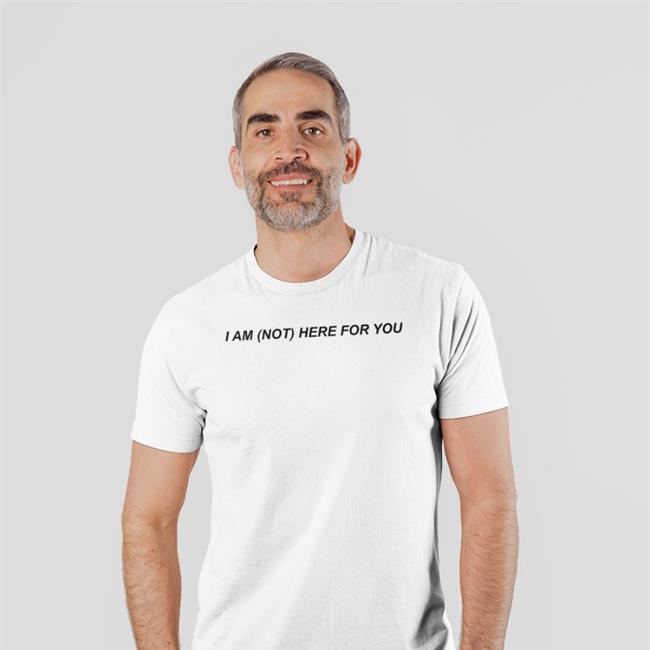 MoonIqgts I Am Not Here For You hoodie White