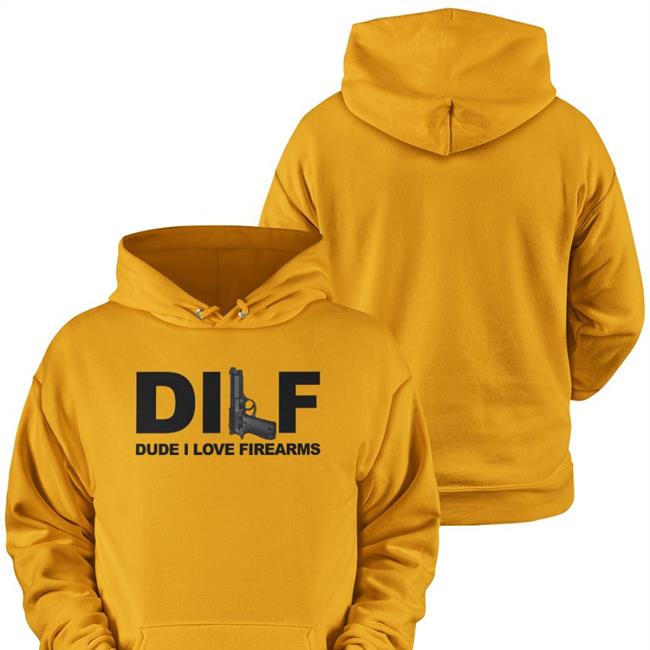 Bunker Branding DILF Dude I Love Firearms T Shirt