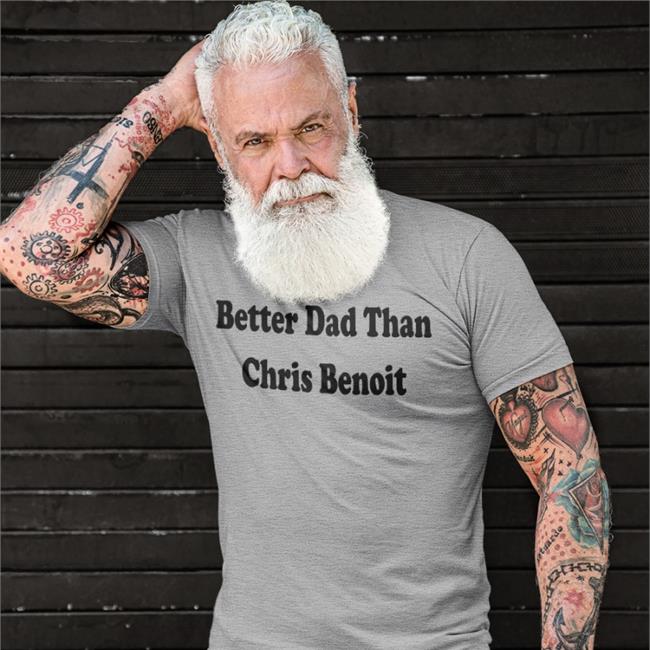 White Just Talk Wrestling Better Dad Than Chris Benoit Cap WWECastle