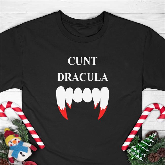 Cunt Dracula Tank Top Shirtsthtgohard Black
