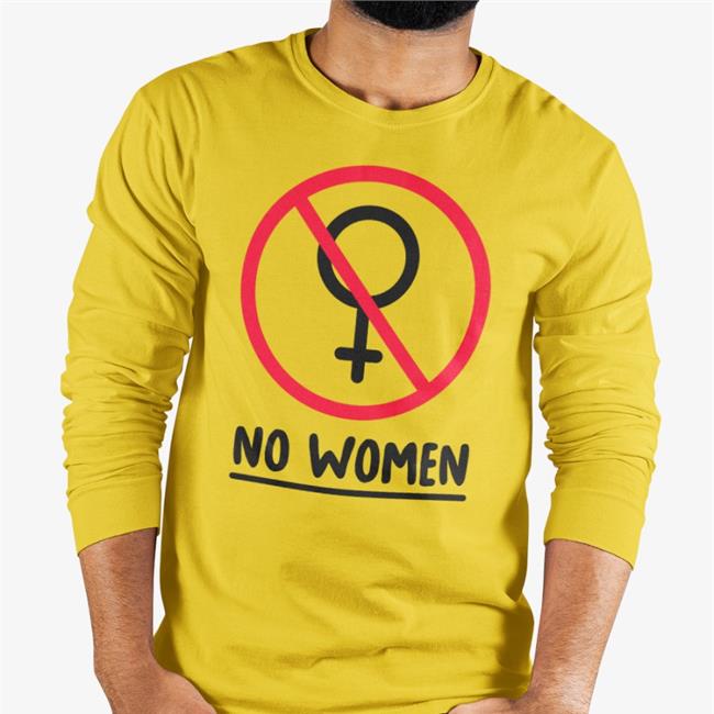No Women Shirt Boople Art