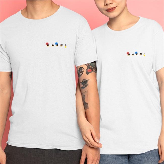 Taehyung Marni Stencil Flower TShirts