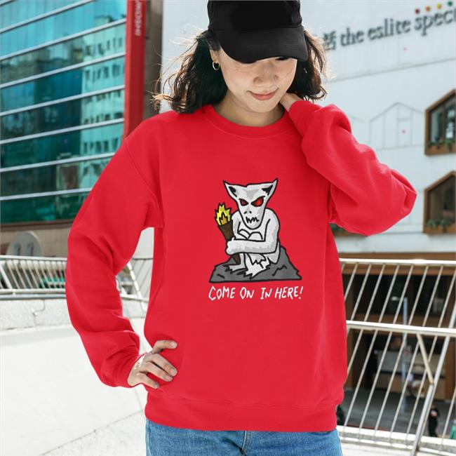 Jibblies Come On In Here Zip Up Hooded Strong Bad Merch