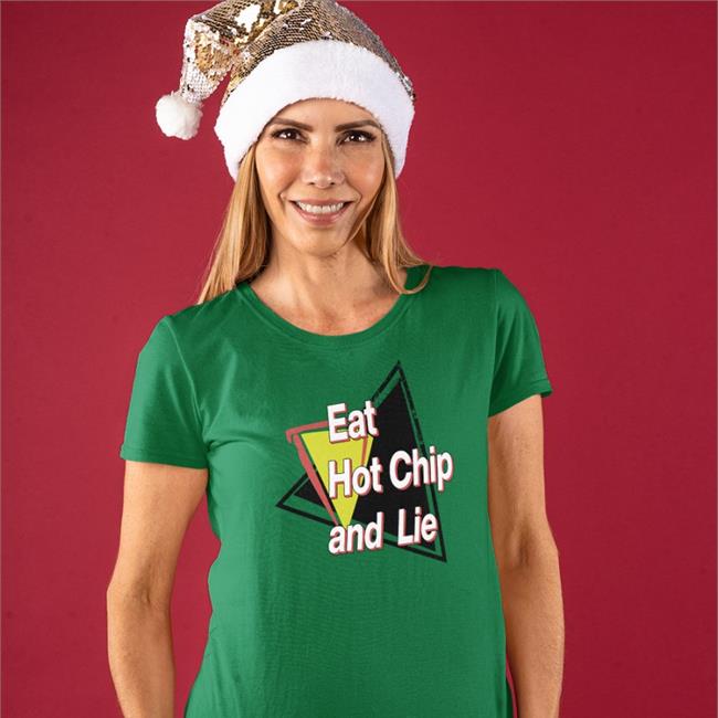 Shirtsthtgohard Eat Hot Chip And Lie Tee Royal