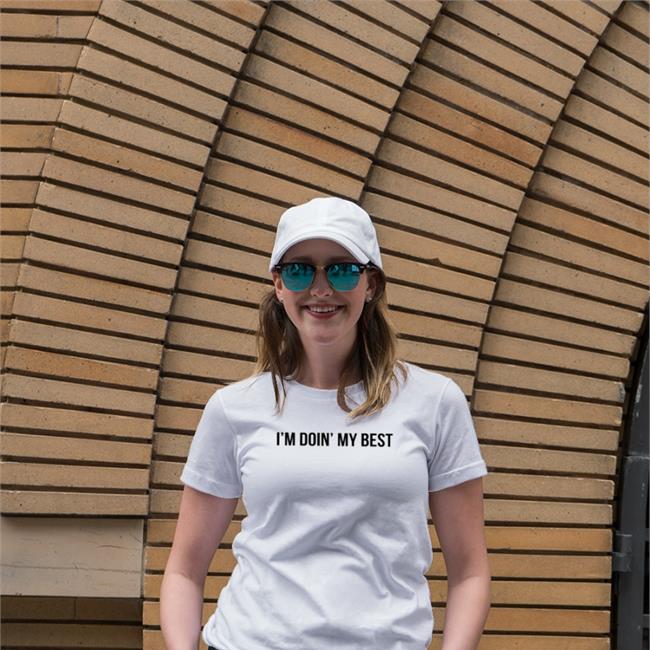 Kelsea Ballerini Merch I'm Doin' My Best White Tank Kelseaballerini