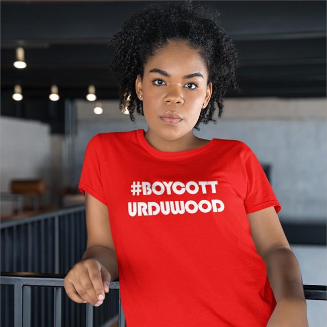 Gems Of Bollywood #Boycott Urduwood Shirt Orange Kritinova Merch Kritinova Merch #Boycott Urduwood Long Sleeve Tee Gems Of Bollywood