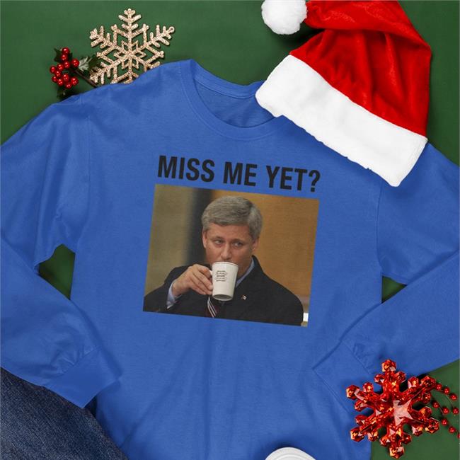 Canada Proud Store Stephen Harper Miss Me Yet Hoodie
