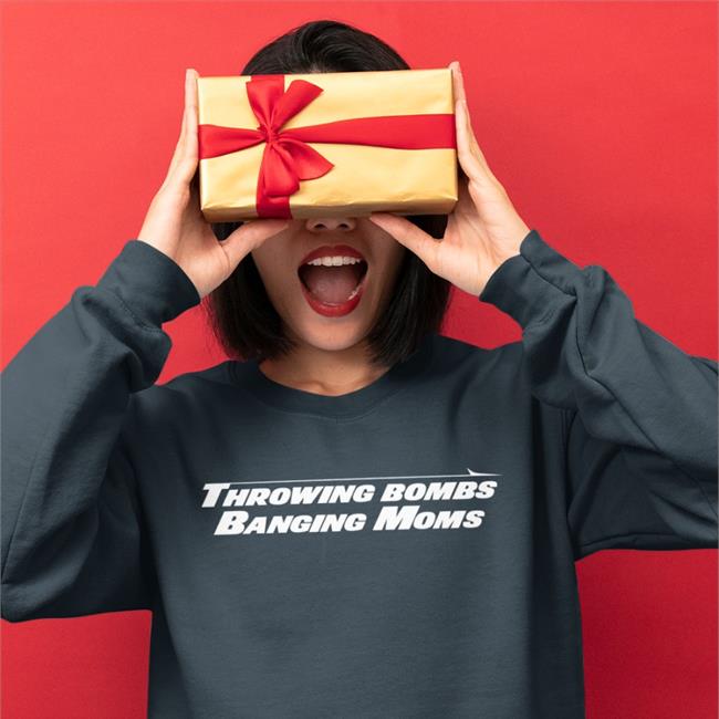Throwing Bombs Shirt New Barstool Store Throwing Bombs Hooded Sweatshirt KFCBarstool