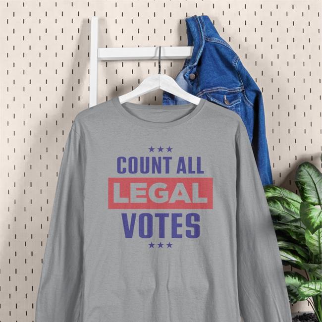 Johnrockshomes John M. Cameron Count All Legal Votes hoodie White