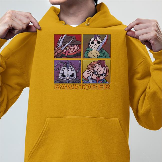 Bawkbasoup Bawkba Shop Chicken Slashers Bawktober Shirt