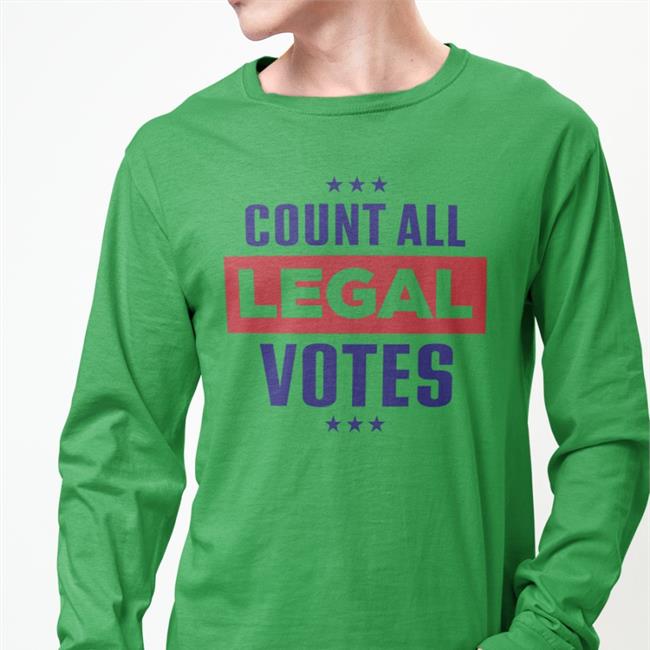 White Johnrockshomes John M. Cameron Count All Legal Votes shirt Count All Legal Votes tee shirts