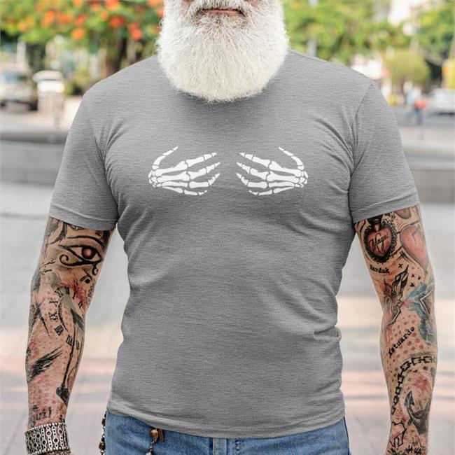 Chicks Skeleton Hands T Shirt