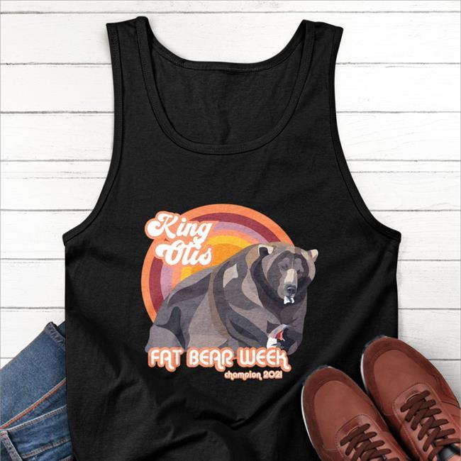 Fat Bear Week 2021 King Otis T Shirt Black Fat Bear Week Merch