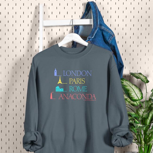 London Paris Rome Anaconda Sweatshirt